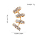 Men Alloy No Pierced Non Piercing Ear Cuff Tragus Earrings Geometric Ear Clip