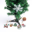 5pcs Full Drill Special Shaped DIY Diamond Painting Christmas Keychain for Decor