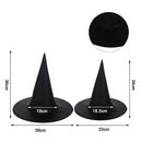 Children Gift Props Decor Wizard Cap Halloween Witch Hat Black Costume Headwear