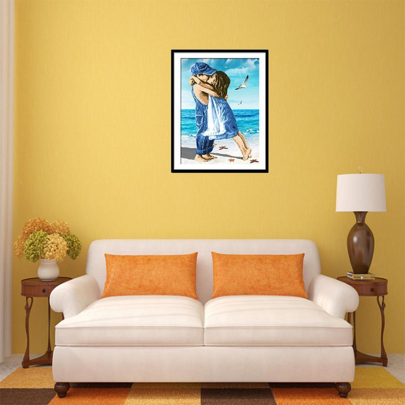 Seaside Lovers Diamond Painting Embroidery DIY Cross Stitch Home Decor