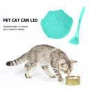 Pet Food Can Cover Silicone Dog Cat Food Storage Fresh Lid Seal Cap (Green)