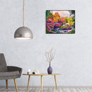 Hand Painted DIY Painting By Numbers Kits Animals Oil Canvas Mural Arts Craft