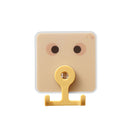 Cute Wall Hanging Double Hook Load-bearing 360 Rotary Free Punching Hanger Racks