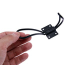 1pc Retro Metal Double Prong Hook Home Door Wall Towel Clothes Hat Hanger