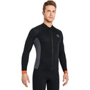 DIVE&SAIL Men 3mm Neoprene Wetsuit Jacket Top Scuba Diving Wet Suit (XXXL)