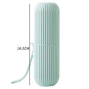 Toothpaste Toothbrush Holder Bathroom Non-Slip Strip Storage Case (Green) Newly