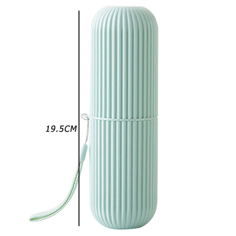 Toothpaste Toothbrush Holder Bathroom Non-Slip Strip Storage Case (Green) Newly