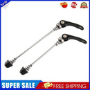 Pair Bike Bicycle Cycling Wheel Hub Skewers Quick Release Bolt black