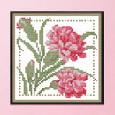 12 Months Flower Cross Stitch DIY Needlework 14CT Stamped (January H423)