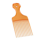 Hair Fork Comb Hairdressing Curly Insert Brush Hair Styling Tool (Orange)