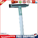 Glass Wiper 2 Side Window Bathroom Cleaning with Water Spray Bottle (Green)