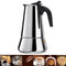 Big Belly Stove Mocha Coffee Pot Moka Stainless Steel Coffee Maker (300ml)