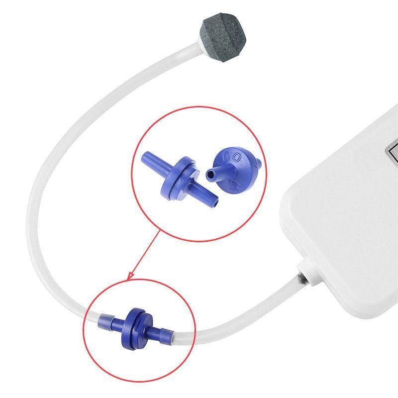 5pcs/bag Aquarium Fish Tank Air Pump Check Valve One Way Non-Return Valve Newly