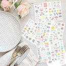 4* Wedding Planning Stickers Wedding Engagement Self-adhesive Planning O3Y2
