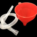 Car Motorcycle Refueling Funnel Detachable Hose Gasoline Additive Oil X1B3