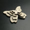 50x Mixed Size Butterflies MDF Wooden Shape Craft Embellishments HOT Wood C6V0