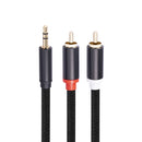 RCA Cable HiFi Stereo 2RCA to 3.5mm Audio Cable AUX Y Splitter Cord (300cm)
