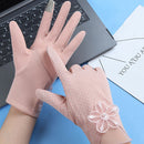 Breathable Thin Mittens Sunscreen Gloves Full Finger Gloves Cyclist Driving