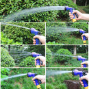 Adjustable Watering Gun Garden Hose Nozzle Lawn Car Washer Sprayer (Blue)
