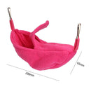 Warm Banana Hamster Hammock Hang Cage Pet Birds Sleeping Nest House (Rose)