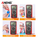 ANENG Digital Multimeter LCD DC AC Voltage Capacitance Test Meter (Red)