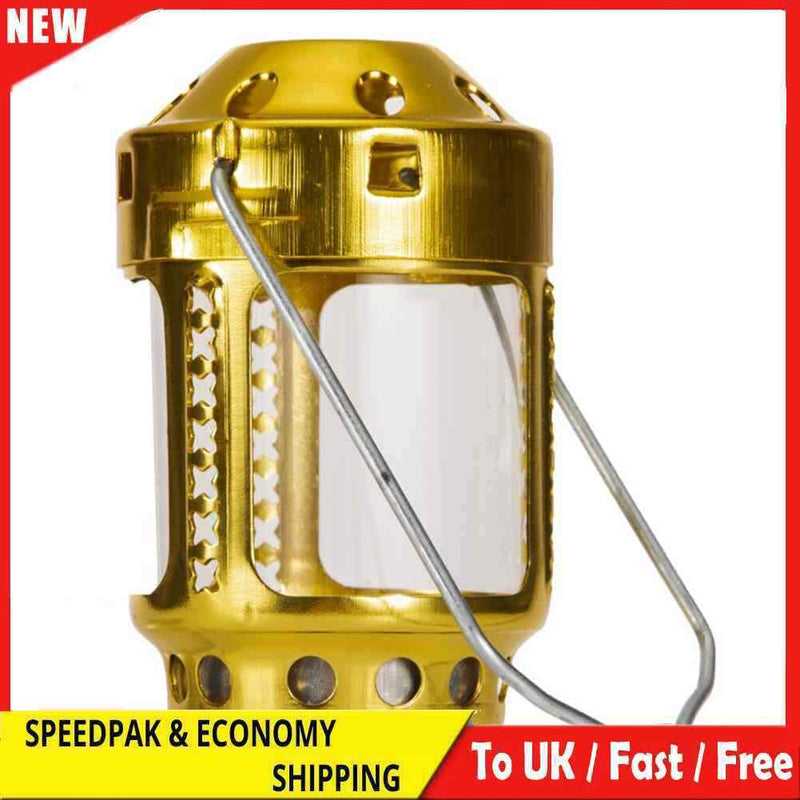 Portable Aluminum Alloy Candle Lantern Candlestick Light Lamp Home Decoration
