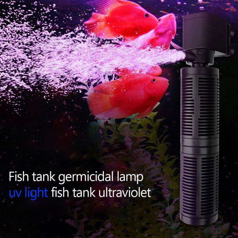 Aquarium Filter 3 in 1 Submersible Fish Tank Silent Aeration Pump (RS603)