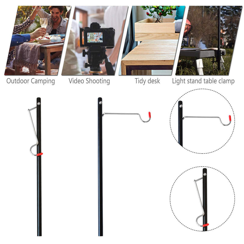 Lantern Post Pole - Hanging Light Stand Holder Hanger for Camping Fishing P