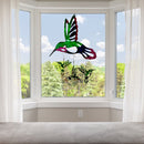 Metal Hummingbird Hanging Pendant Yard Garden Window Balcony Ornament Decoration
