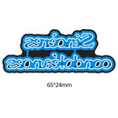 French Letter Cutting Dies for DIY Scrapbooking Embossing Die Cuts (H2063) Newly