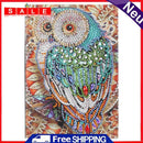 DIY Owl Special Shaped Diamond Painting 50 Pages A5 Sketchbook Drawing Book Gift