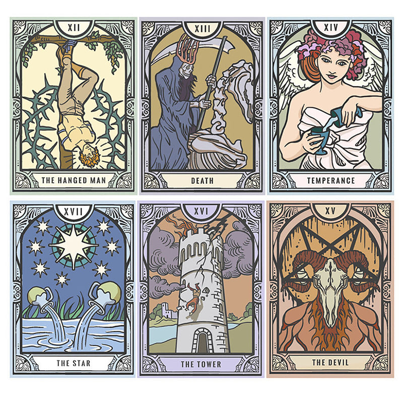 Tarot Card Molds 22 Silicone Full Set Cards Molds for Casting DIY (White) Newly