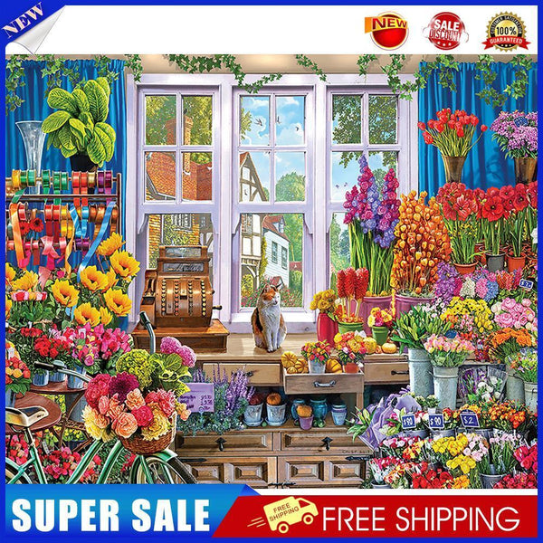 Paint By Numbers Kit DIY Flower Room Colouring Oil Art Picture Craft (B33)