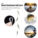 Cluster Soft Lure 5 Bars Fishing Bait Wobbler Fork Tail Sea Bass Swim Cast Bait