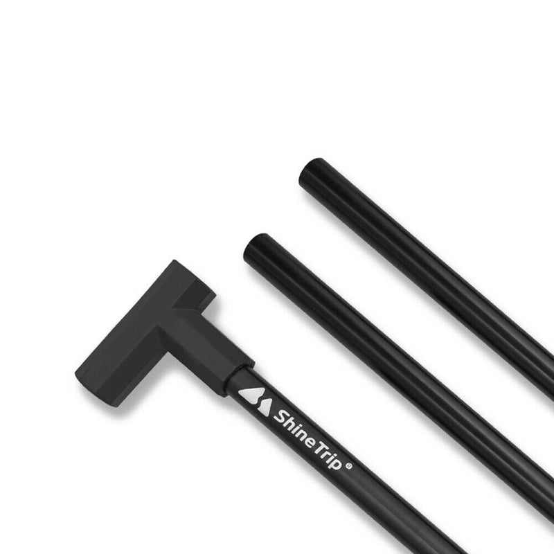 #A Shine Trip Folding Camping Hanging Rack Shelf Light Holder Clothes Storage