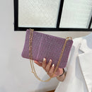 Diamonds Rhinestones Crossbody Bag Women Bling Party Chain Small Clutch Handbag