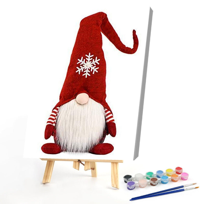 Gnome Oil Paint By Numbers Picture DIY Drawing Decoration Hand Painted Wall A