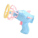 Electric Fan Bubble Gun Toys Durable Innovative Blower Design Toys (Blue)