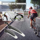 2pcs Mountain Bicycle Splash Fender Guard Bike Rear Front Mudguard (White) Newly