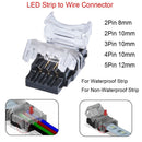Quick Connection Wire to LED Strip Connector 2Pin 3Pin 4Pin 5Pin PCB Adapter