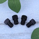 4pcs Presta to Shrader Bicycle Road Bike Valve Adapters Converters (Black) Newly