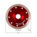 115mm Turbo Diamond Saw Blade Diamond Cutting Blade Disc for Angle Grinder