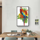 Partial Embroidery Set Needlework Cross Stitch Kit 14CT 2 Strands Parrot