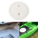 Round Deck Inspection Access Hatch Cover Boat Screw Out Deck Plate (6 inch)