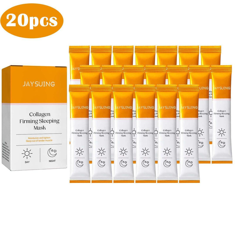 20-teilige Kollagen-Feuchtigkeitsmaske zur Straffung feiner Linien gegen Falten.