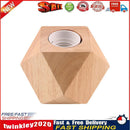 Solid Wood Table Lamp Base E27 220V Wooden Light Holder w/Switch Line (H) Newly
