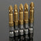 5pcs 50mm Long Magnetic Phillips Head Cross Hex S2 Steel Screwdriver Bits Set