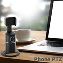360 Rotation Face Tracking Tripod Phone Holder Live Video Gimbal (Black)