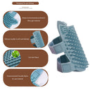 Cat Corner Scratching Rubbing Brush Massage Comb Scratcher Pet Toys (Blue) Newly