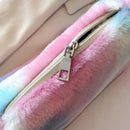 Female Handbag Retro Shoulder Top-handle Bag Plush Animal Pattern Underatm Totes